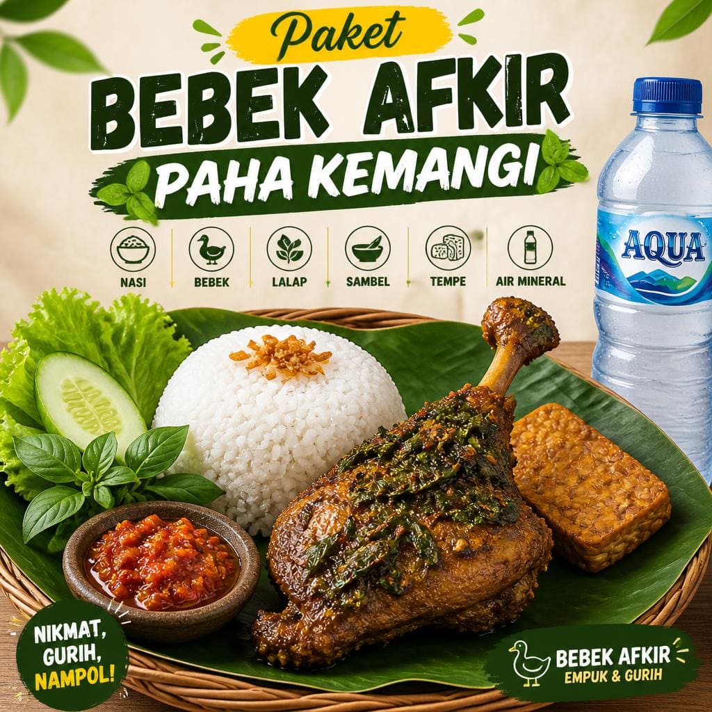 Paket Bebek Afkir Paha Kemangi